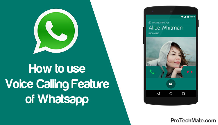 Voice Calling Feature of Whatsapp